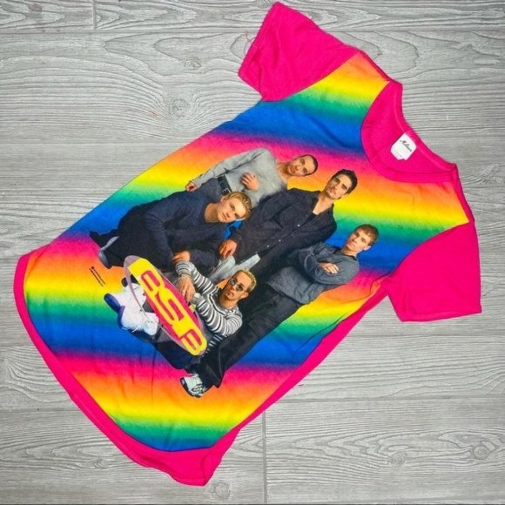 Vintage 90s retro Backstreet Boys nightgown sleep dress wonderland 1999 8/10 kid